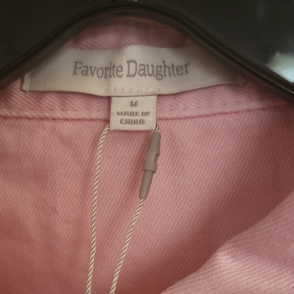 Favorite Daughter Light Pink Collared Shirt - Picture 6 of 7